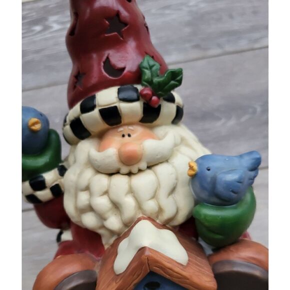 Center Street Design Santa Luminaire "ALL HEARTS COME HOME FOR CHRISTMAS". - Picture 3 of 10